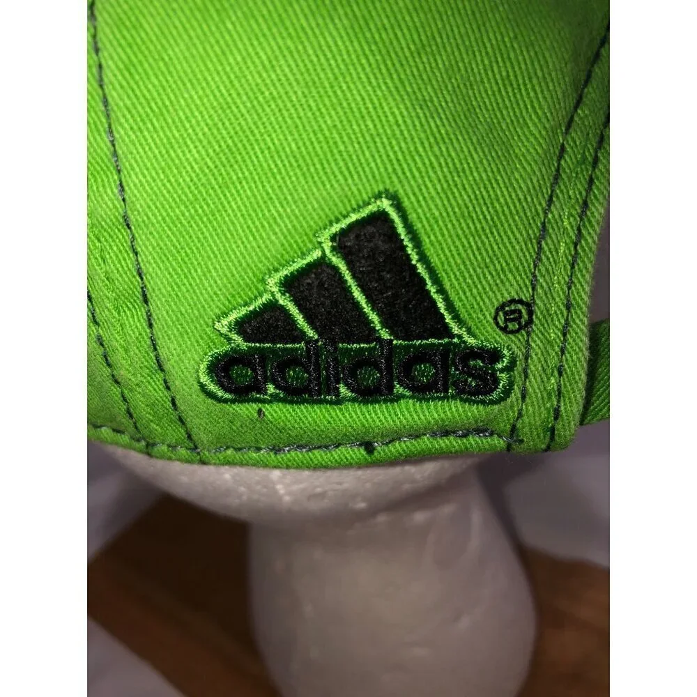 Seattle Sounders FC Green Adidas Baseball Cap Soccer Football MLS Green Cotton